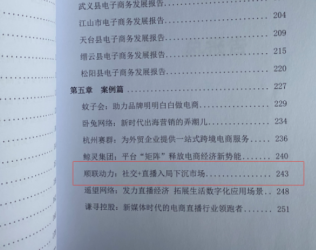 顺联动力平台发展案例，被列入省商务厅《浙江电商发展报告》