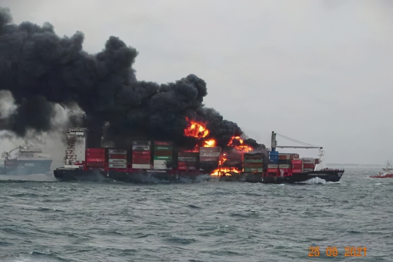 巨型集装箱船爆炸，索赔超过1亿美元！深圳盐田港暂接出口重柜