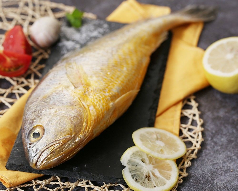 大陈冰鲜有机黄鱼2条装(1-1.2斤/条)自然饵料饲养无添加